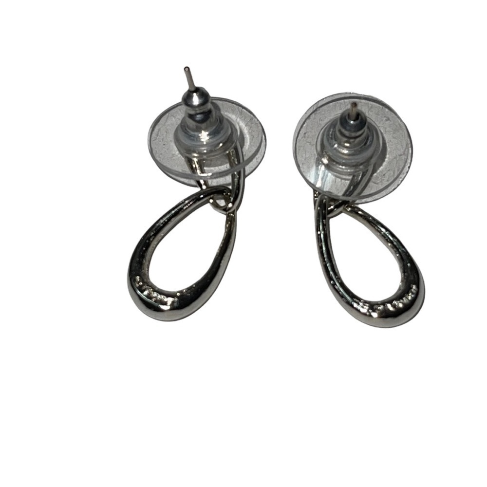 Oval Loop Suspended Earring - Picture 6 of 9